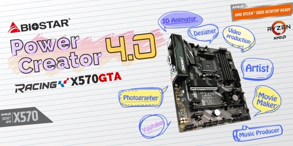 Biostar Racing X570GTA Motherboard