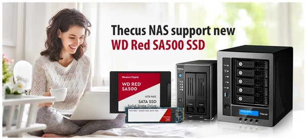 Thecus NAS WD Red SA500 SSD Support