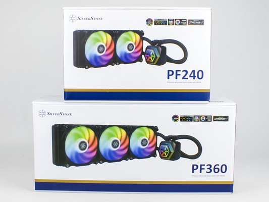 SilverStone Permafrost PF240 und SilverStone Permafrost PF360