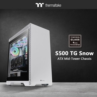 Thermaltake S500 Tempered Glass Snow Edition