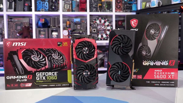 MSI RX 5600 XT vs GTX 1060 6GB vs GTX 1070