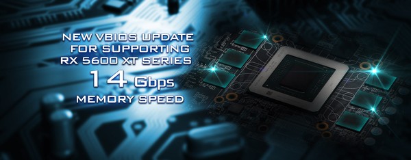 ASRock Radeon RX 5600 XT 14 Gbps RAM VBIOS Update