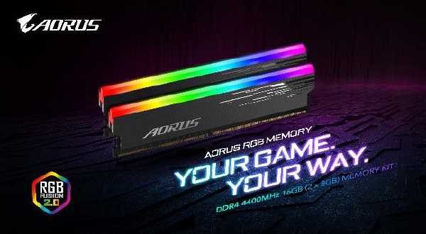 Gigabyte Aorus RGB 4400MHz 16GB Speicher