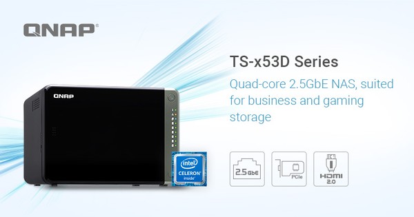 QNAP TS-253D-4G TS-453D-4G TS-453D-8G TS-653D-4G TS-653D-8G