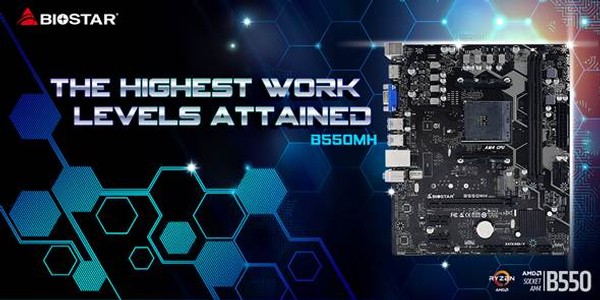 Biostar B550MH Motherboard