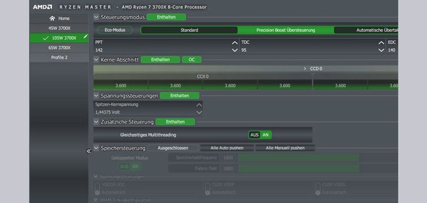 AMD Ryzen TDP OC