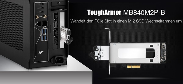 Icy Dock Tougharmor MB840M2P-B