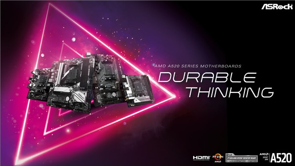 ASRock AMD A520 Motherboards