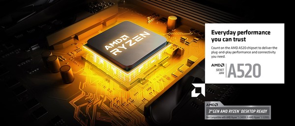 ASRock AMD A520 Mainboard
