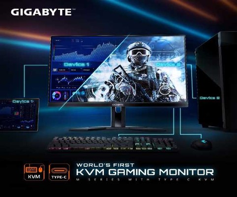 Gigabyte M27F und M27Q Gaming Monitor mit KVM