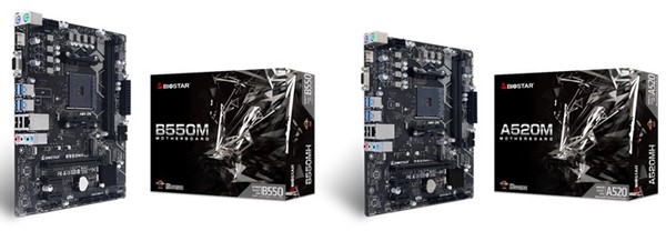 Biostar A520MH V61 and B550MH V61 Motherboards