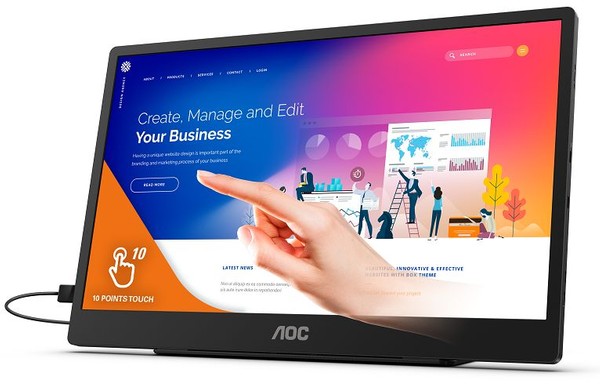 AOC 16T2 Touchscreen Monitor