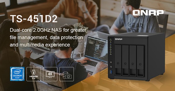 QNAP TS-451D2 Dual-Core NAS