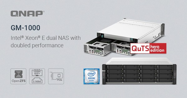 QNAP GM-1001 und QNAP GM-1002 NAS