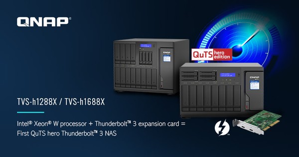 QNAP TVS-h1288X und TVS-h1688X ZFS NAS