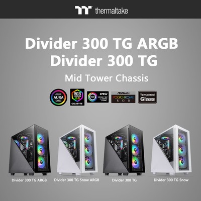 Thermaltake Divider 500 TG Divider 300 TG Divider 200 TG Divider 100TG