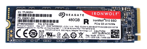 Seagate Ironwolf 510 480GB NAS SSD