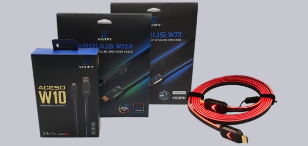 Vivify Aceso W10 und Vivify Arquus W73 RGB Kabel