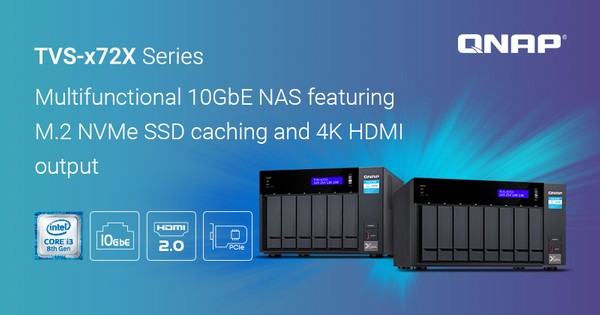 QNAP TVS-x72X 10GbE NAS