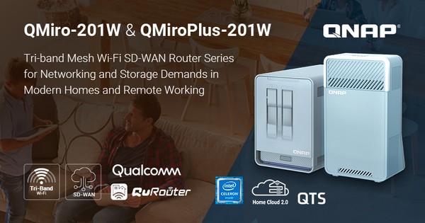 QNAP QMiro-201W und QNAP QMiroPlus-201W Router