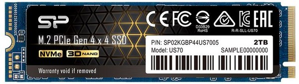 Silicon Power US70 2TB PCIe Gen4x4 SSD