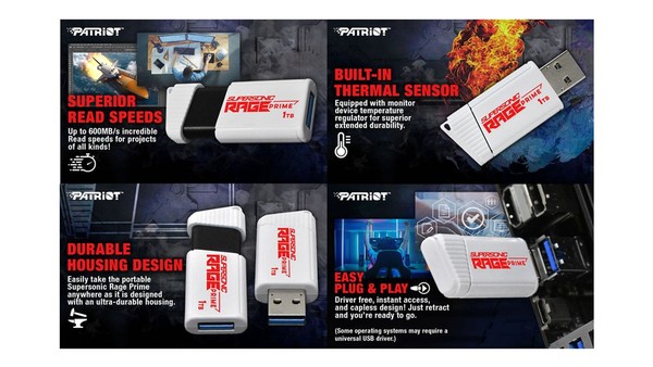 Patriot Supersonic Rage Prime USB-Stick