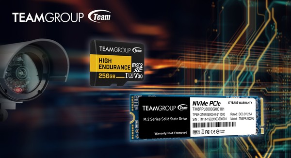 Teamgroup Mp34q 8TB M2 PCIe SSD und Teamgroup High Endurance Card