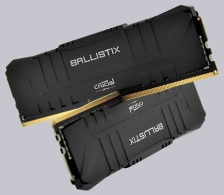 Crucial Ballistix Gaming black 16GB DDR4-3600 RAM