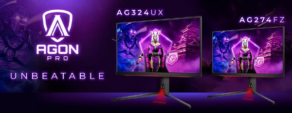 AOC Agon Pro AG324UX und AG274FZ eSports Monitor