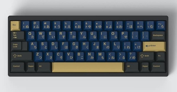 Drop RedSuns GMK Blue Samurai Custom Keycap Set