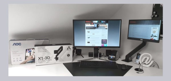 AOC 16T2 und Arctic X1-3D