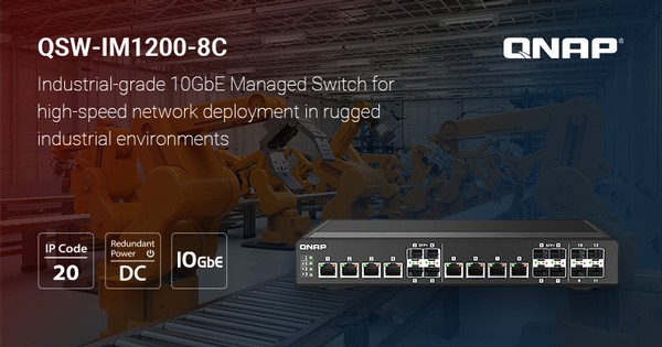 QNAP QSW-IM1200-8C 10GbE Switch