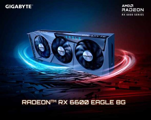 Gigabyte Radeon RX 6600 Eagle 8G Grafikkarten