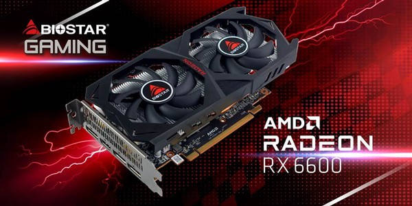 Biostar AMD Radeon RX 6600 Graphics Card