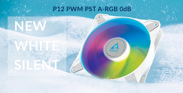 Arctic P12 PWM PST A-RGB 0dB White Lüfter