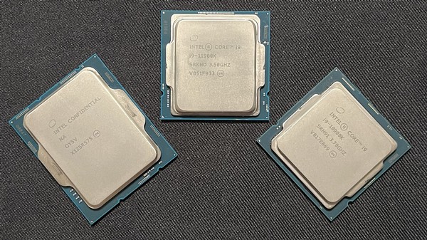 Intel Core i9-10900K vs 11900K vs 12900KF