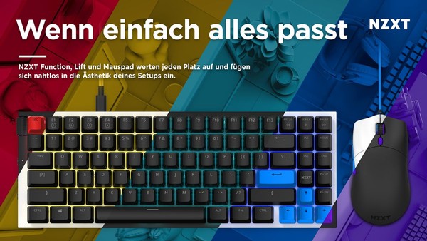 NZXT Function Tastatur und Lift Maus