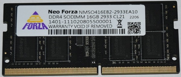 Neo Forza 2x16gb DDR4-2933 Sodimm
