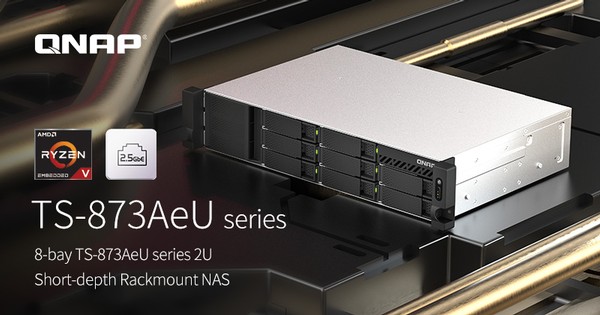 QNAP TS-873AeU 2U Rackmount NAS