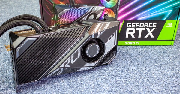 Asus GeForce RTX 3090 Ti STRIX Liquid Cooled Video Card