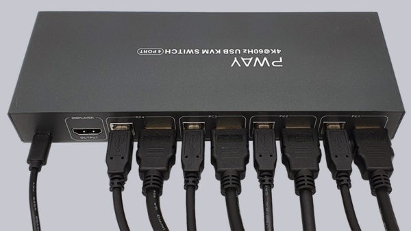 PWAY PW-S7403H USB HDMI Umschalter