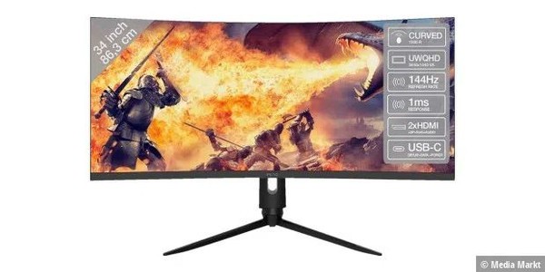 Peaq G340-CWQK Gaming Monitor