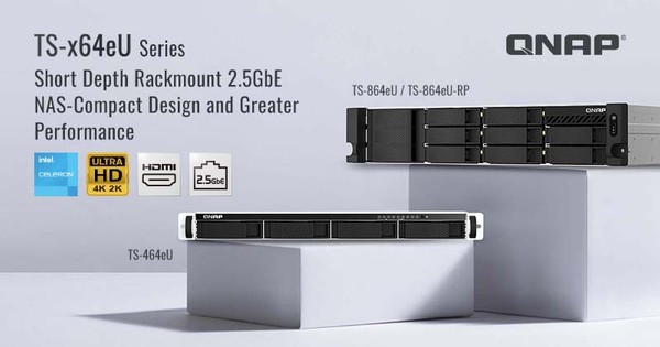 QNAP TS-x64eU 25 GbE NAS