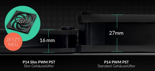 Arctic P14 Slim PWM PST