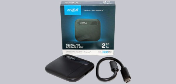 Crucial X6 2TB Portable SSD