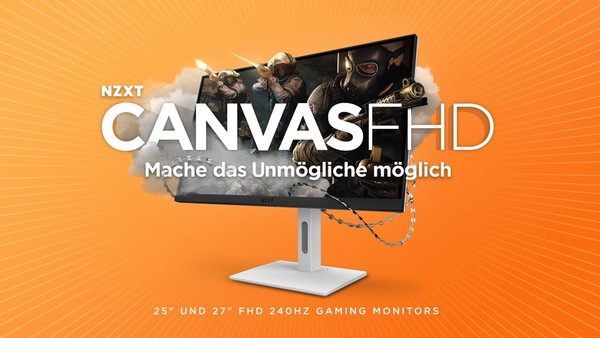 NZXT 25 FHD 240 und 25 FHD 270 Monitor