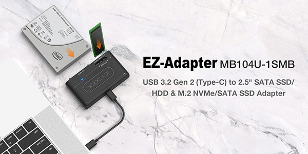 Icy Dock EZ-Adapter MB104U-1SMB