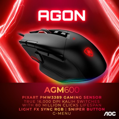AOC Agon AGM600 Gaming Maus