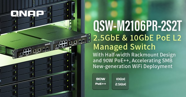 QNAP QSW-M2106PR-2S2T Switch