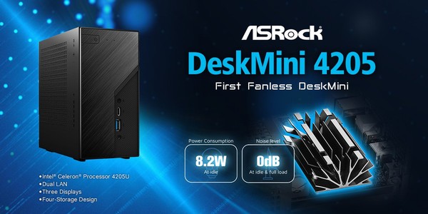 ASRock DeskMini Fanless Mini PC